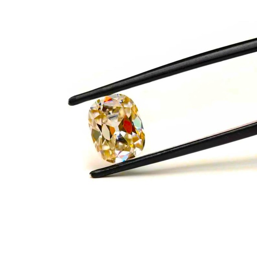Loose Moissanite Brown Clean Old Mine Elongated Cut 14.00 x 12.00 MM