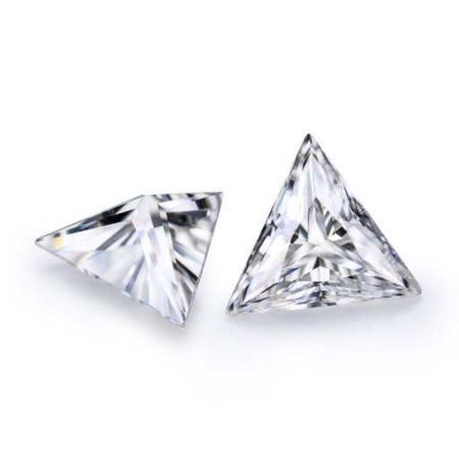 Loose Moissanite White Clean Triangle Cut 5.50 MM