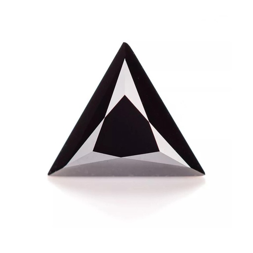 Loose Moissanite Black Clean Triangle Cut 5.00 MM