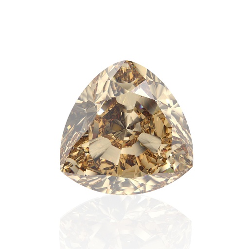 Loose Moissanite Brown Clean Trillion Cut 9.00 MM
