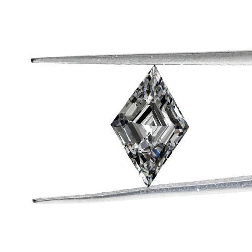 Loose Moissanite Grey Clean Lozenge Cut 10.00 x 5.00 MM