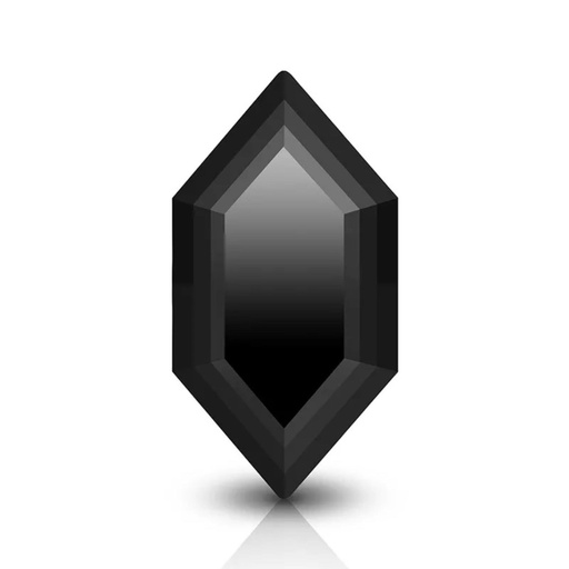 Loose Moissanite Black Clean Dutch Marquise Cut 15.00 x 7.50 MM