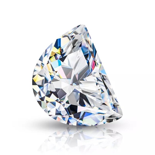 Loose Moissanite White Clean Half Moon Cut 12.00 x 8.00 MM