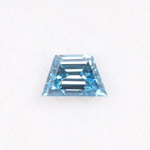 Loose Moissanite Blue Clean Trapezoid Cut 9.50 x 7.00 MM