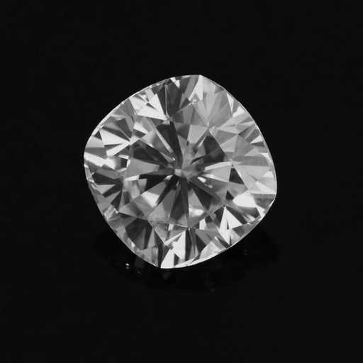 [MOCUWH1_5.5] Loose Moissanite White Clean Cushion Cut 5.50 MM