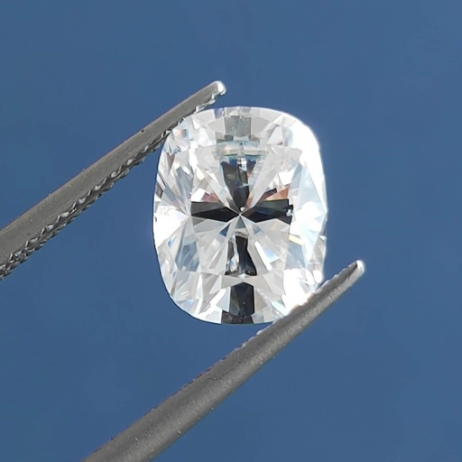 [MOECUWH1_9x7] Loose Moissanite White Clean Elongated Cushion Cut 9.00 MM x 7.00 MM