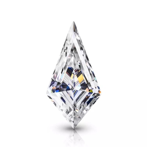 [MOKTWH1_6x3] loose moissanite white clean kite cut 6.00 x 3.00 MM