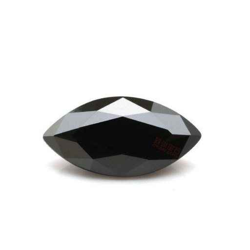 [MOMARBLK1_5x2.5] Loose Moissanite Black Clean Marquise Cut 5.00 x2.50 MM