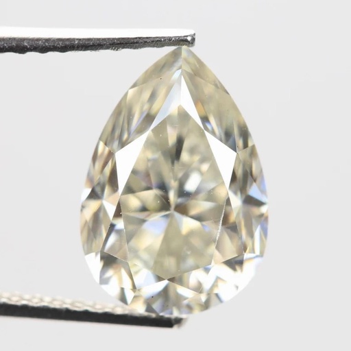 Loose Moissanite Off White Clean Pear Cut 8.00 x 5.00 MM